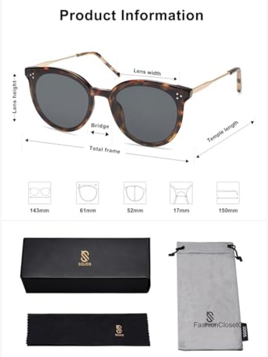 Classic Trendy Round Sunglasses UV400 Polycarbonate Frame Half-Frame main image 5